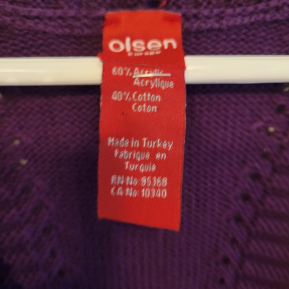 Olsen Women Plus Size XL US 14W Knitted Vest - Picture 8 of 8
